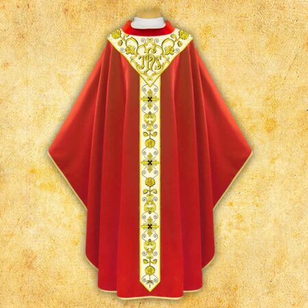 Ornat haftowany "Gaudete"