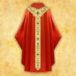 Ornat haftowany "Gaudete"