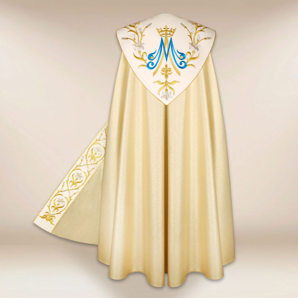 Kapa haftowana maryjna