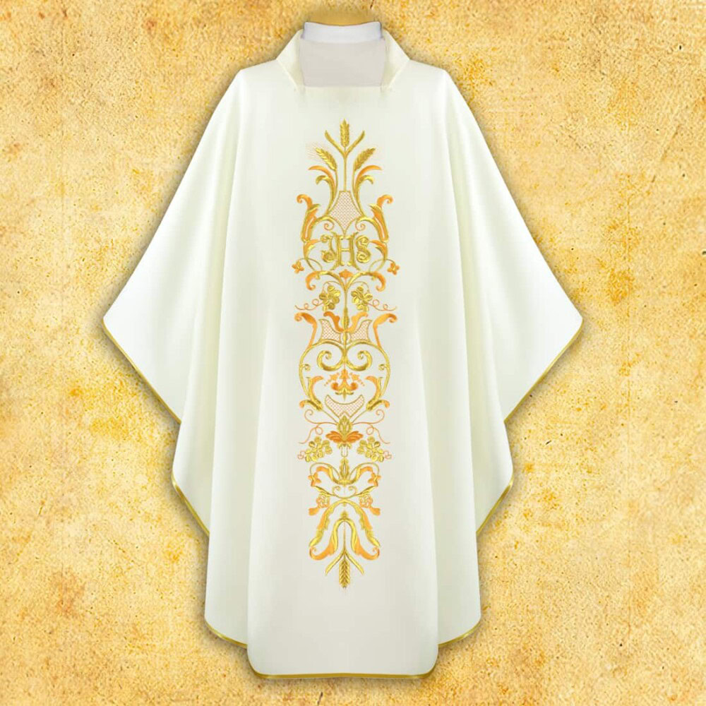 Ornat haftowany Kłosy i Winogrono