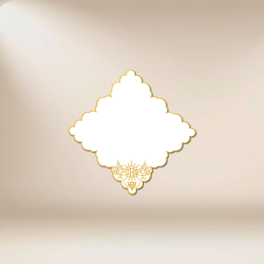 Serwetka haftowana “Cristiano” złota 32×32