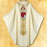 Ornat Z Haftowanym Pasem "Jezus Chrystus Król"