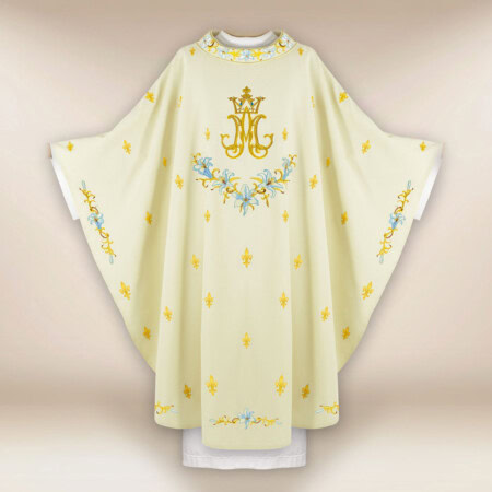 Ornat haftowany "Maryjny z Liliami"