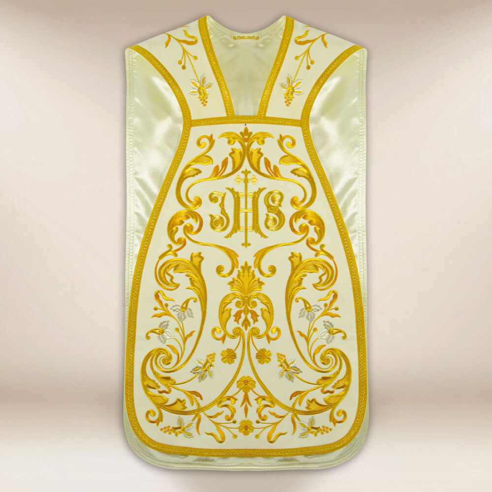 Ornat haftowany rzymski “Ewangelium”