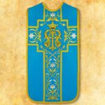 Ornat haftowany rzymski "Maryjny"