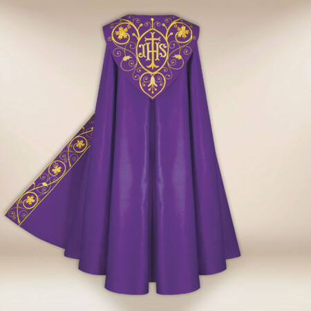 Kapa haftowana "IHS"