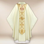 Ornat liturgiczny z Chrystusem Królem