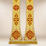 Stuła rzymska haftowana “Ostatnia Wieczerza”