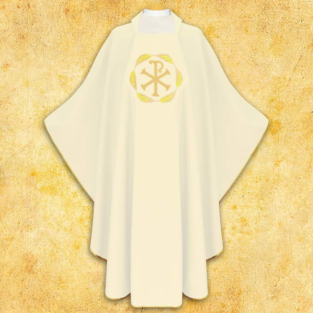 Haftowany ornat PX ecru