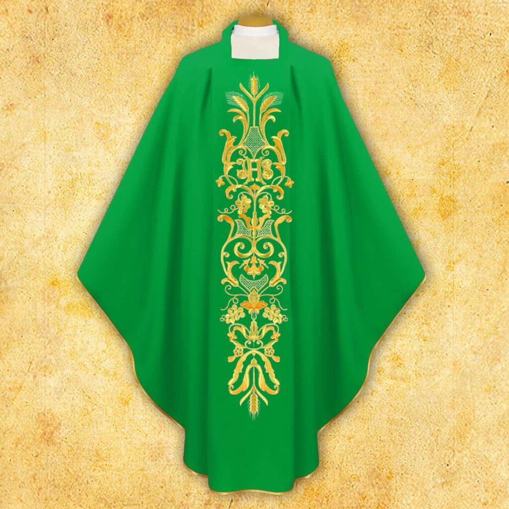 Ornat haftowany Kłosy i Winogrono