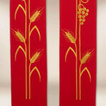 Stuła haftowana “Alfa Omega”