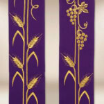 Stuła haftowana “Alfa Omega”