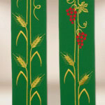 Stuła haftowana “Alfa Omega”