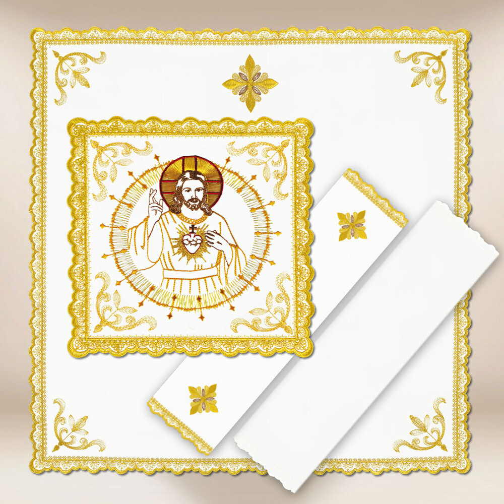Bielizna kielichowa Gold Jezus Bielizna kielichowa Gold Jezus