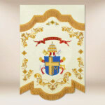 Mini Chorągiew Dwustronna “Jan Paweł  II”