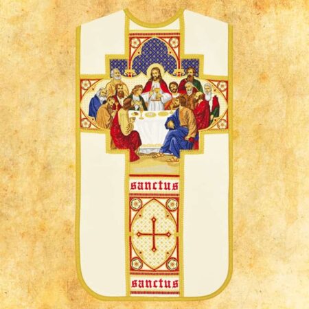 Ornat Haftowany Rzymski "Ostatnia
 Wieczerza"