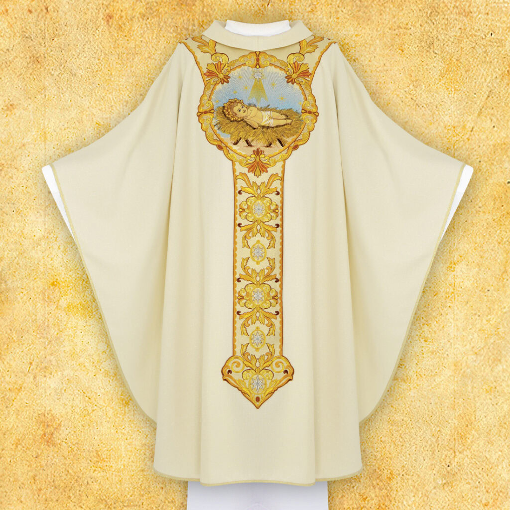 Ornat haftowany na Boże Narodzenie