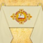 Welon Haftowany "Baranek Boży"