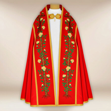 Kapa haftowana “Jezus Na Krzyżu”