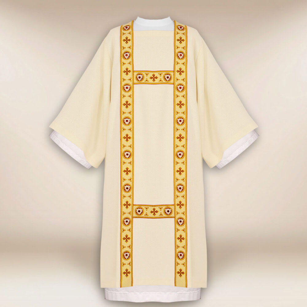 Dalmatyka liturgiczna haftowana klasyczna