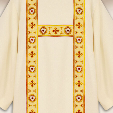 Dalmatyka liturgiczna haftowana klasyczna
