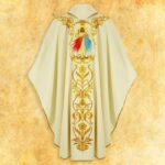 Ornat Haftowany "Św. Jan Paweł Ii I Jezus Miłosierny"