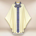 Ornat liturgiczny maryjny w kolorze ecru