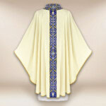 Ornat liturgiczny maryjny w kolorze ecru