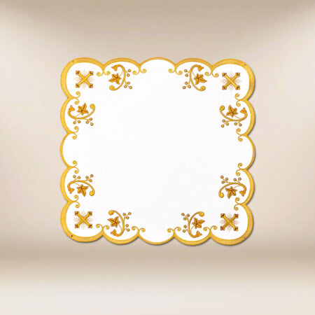 Serwetka haftowana "Złota seria - Kielich" 45x45