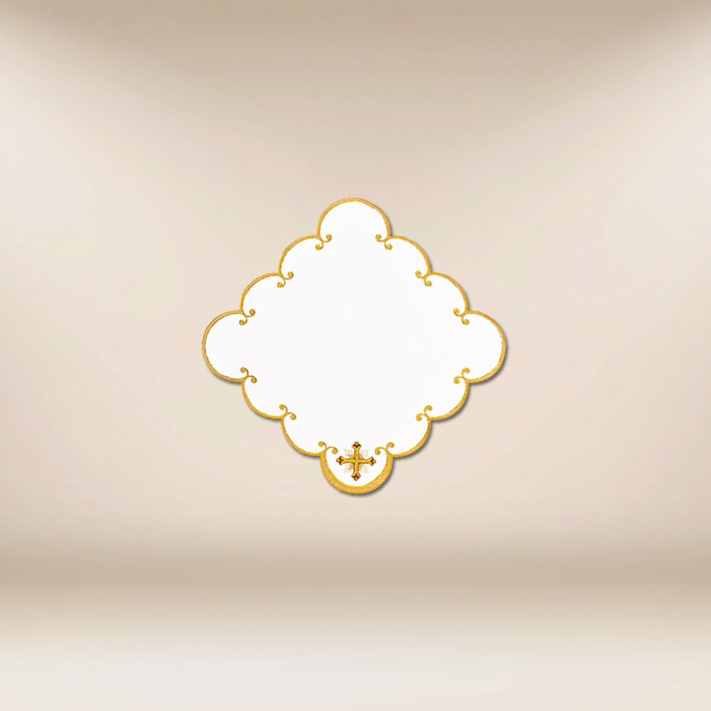 Serwetka haftowana "Złota seria - Kielich" 32x32