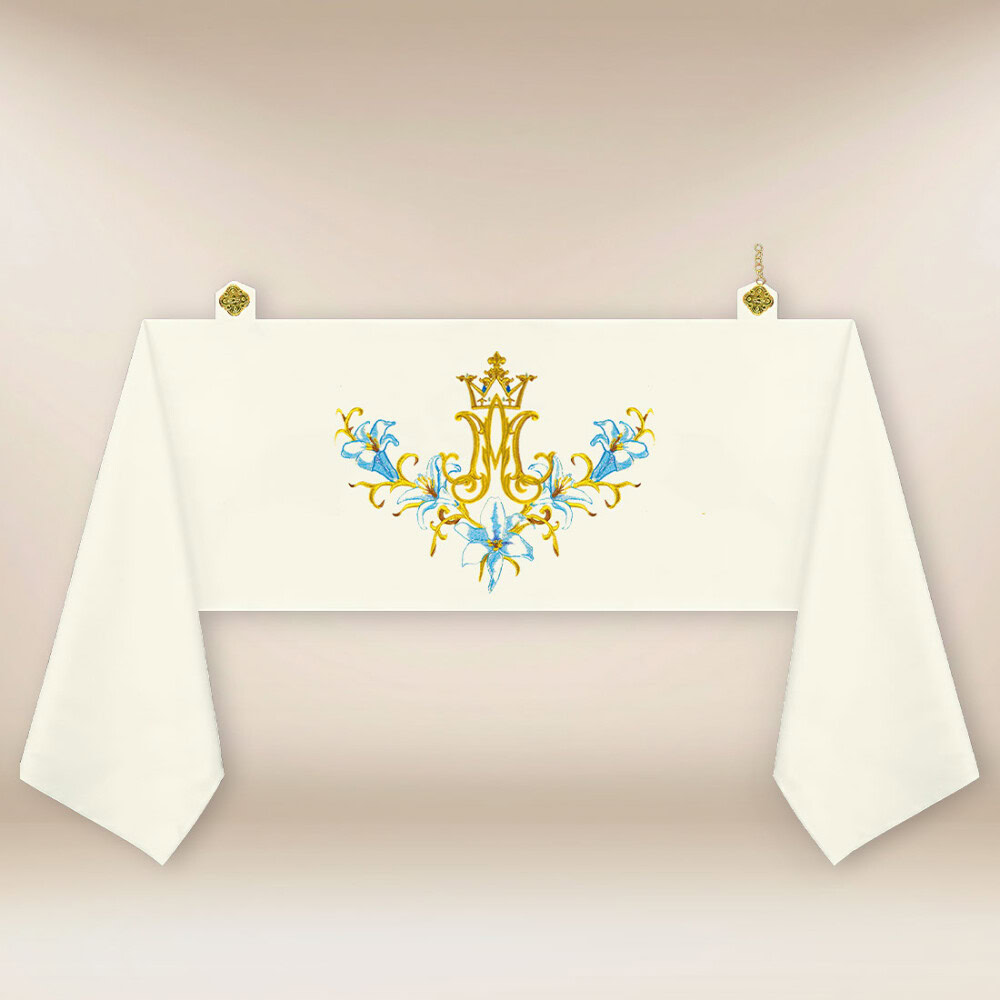 Liturgiczny welon naramienny Maryjny
