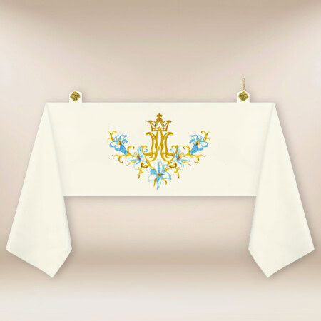Liturgiczny welon naramienny Maryjny