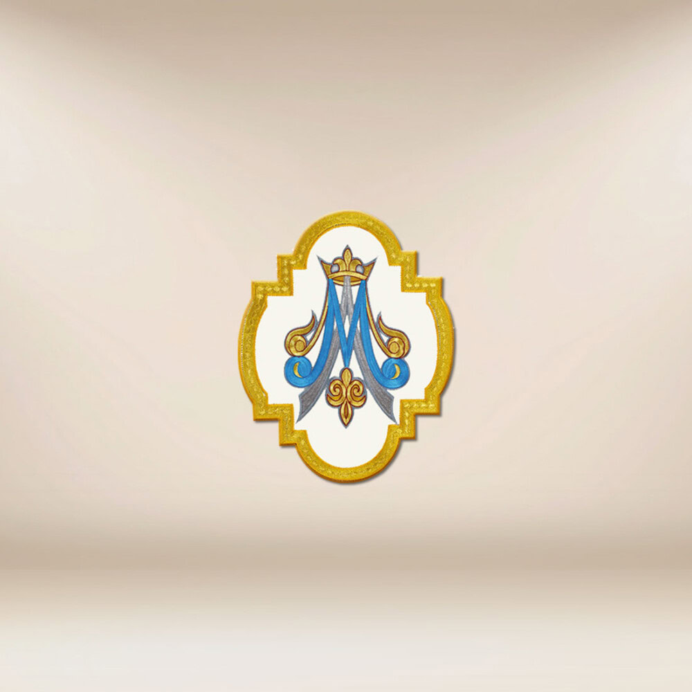 aplikacja haftowana Maryjna