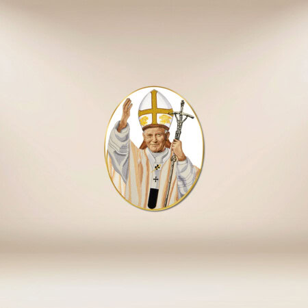 Aplikacja haftowana Jan Paweł II