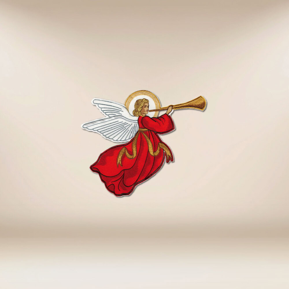 aplikacja haftowana Anioł