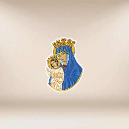 Aplikacja haftowana "Matka  Kościołów"
