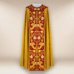 Kapa haftowana "Serce Jezusa i Maryi"