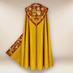 Kapa haftowana "Serce Jezusa i Maryi"