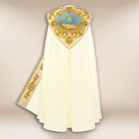 Kapa haftowana "Feliz Navidad"