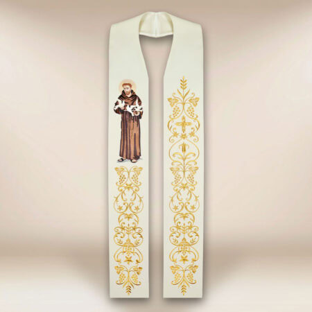 Stuła Haftowana "Św.  Franciszek"