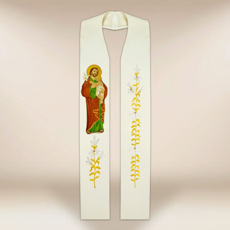 Stuła haftowana "Św. Józef"