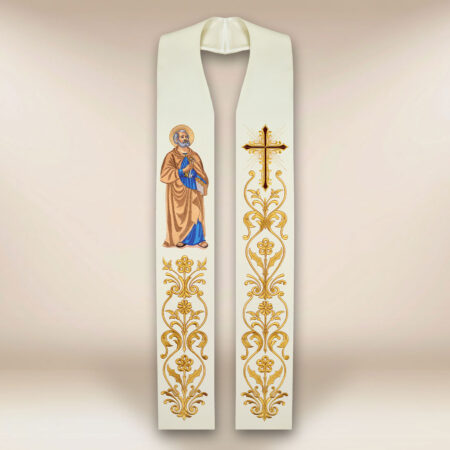 Stuła haftowana "Św. Piotr"
