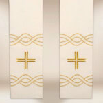 Stuła haftowana “Św. Charbel”