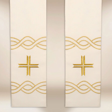 Stuła haftowana “Św. Charbel”