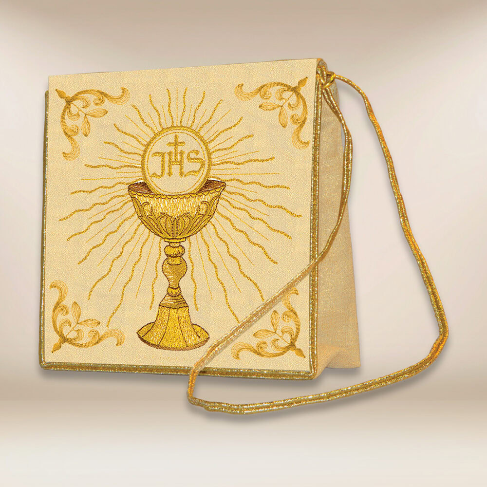 Bursa haftowana z motywem Kielicha