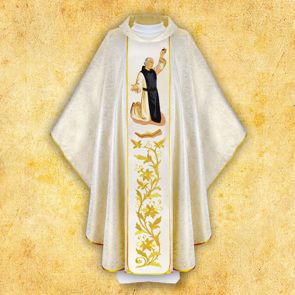 Ornat haftowany Bł. Wincenty Kadłubek