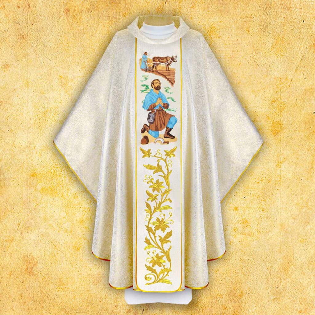 Ornat haftowany Św. Izydor