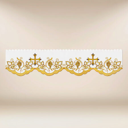 Koronka haftowana "Złota seria - Krzyżyki"