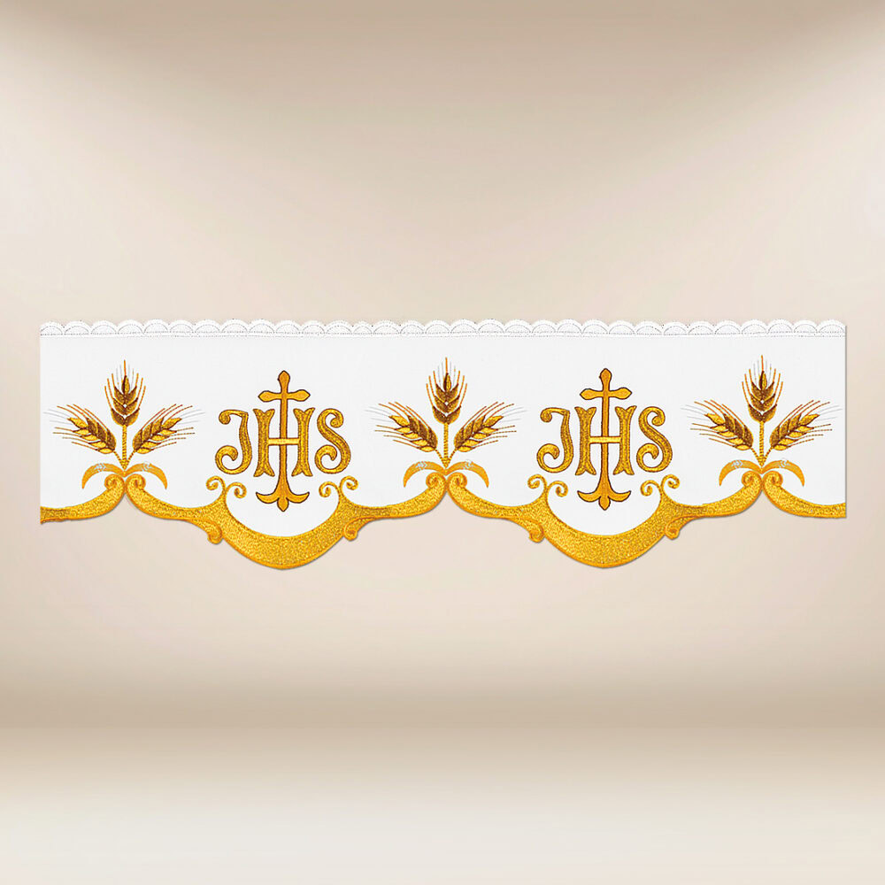 Koronka haftowana "Złota seria - IHS"