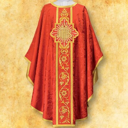 Ornat haftowany "Massimo-Rosso"